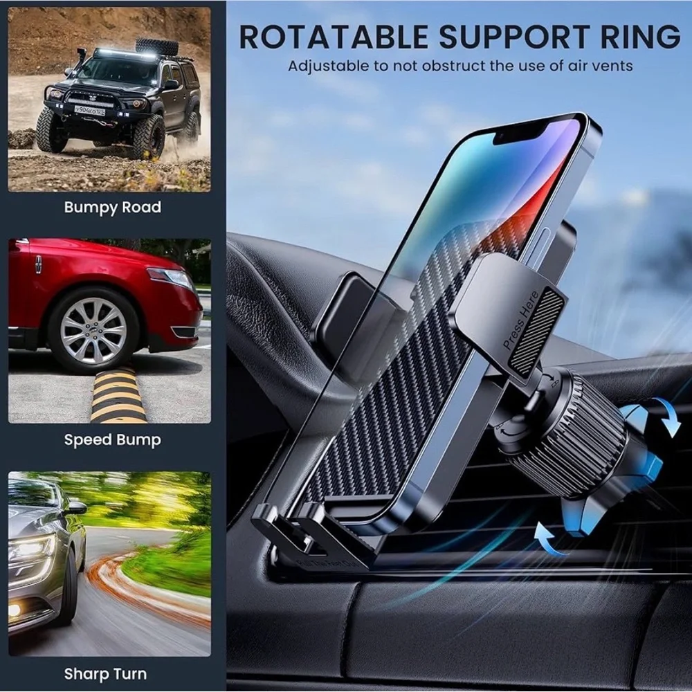 Universal Black Car Phone Mount